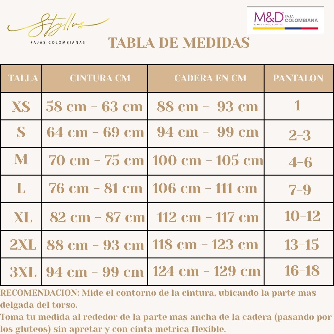 STAGMI FAJA ULTRA INVISIBLE LA AUDAZ-7135 Estilo y Confort Todo en Uno Diseño Pierna Larga y Tirante Alto para Cobertura Ideal