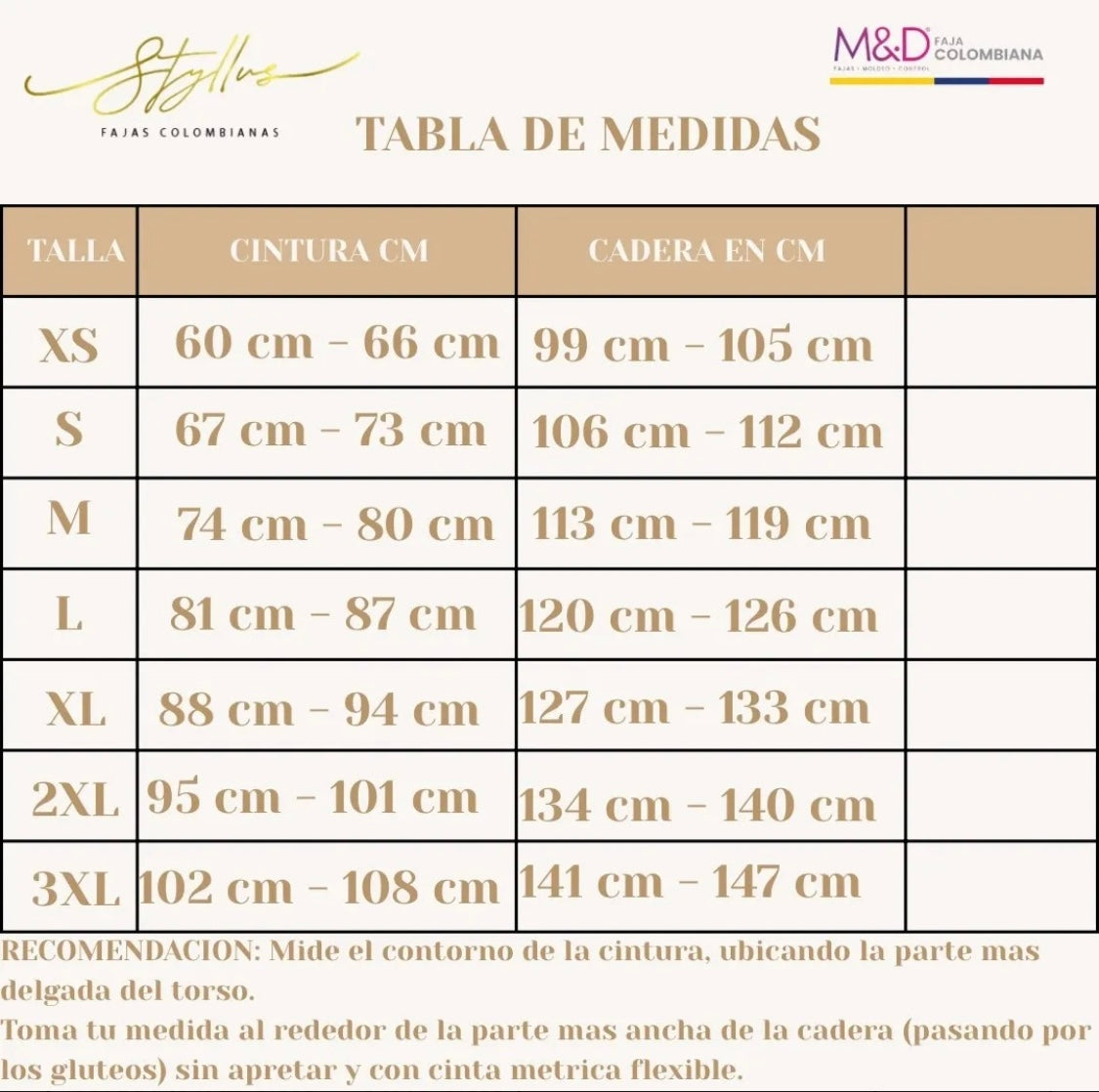 M&D FAJA RELOJ DE ARENA-0489 Faja Media Pierna Senos Libres Espalda Cubierta Tira Ajustable Acolchonada Abrochadura 4 Niveles Cierre Interior Capacidad Ultra