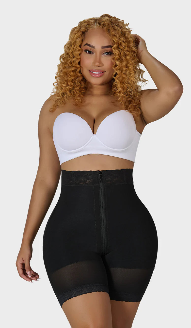 M&D SHORT MOLDEADOR EXTRA ALTO CON ZIPPER-0728