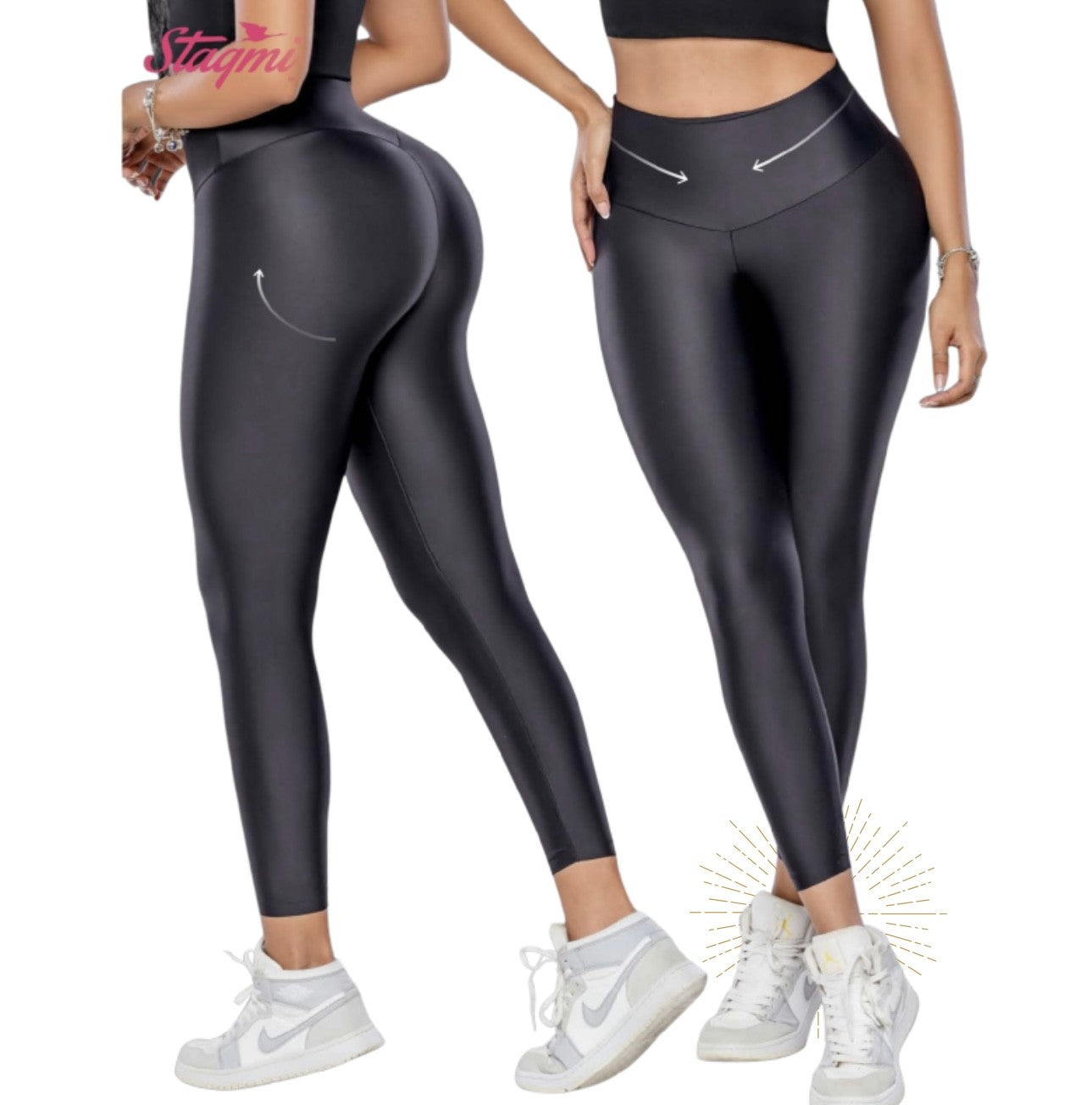 Faja Colombiana STAGMI 90 Leggin Con Faja Interna Levanta Glúteos