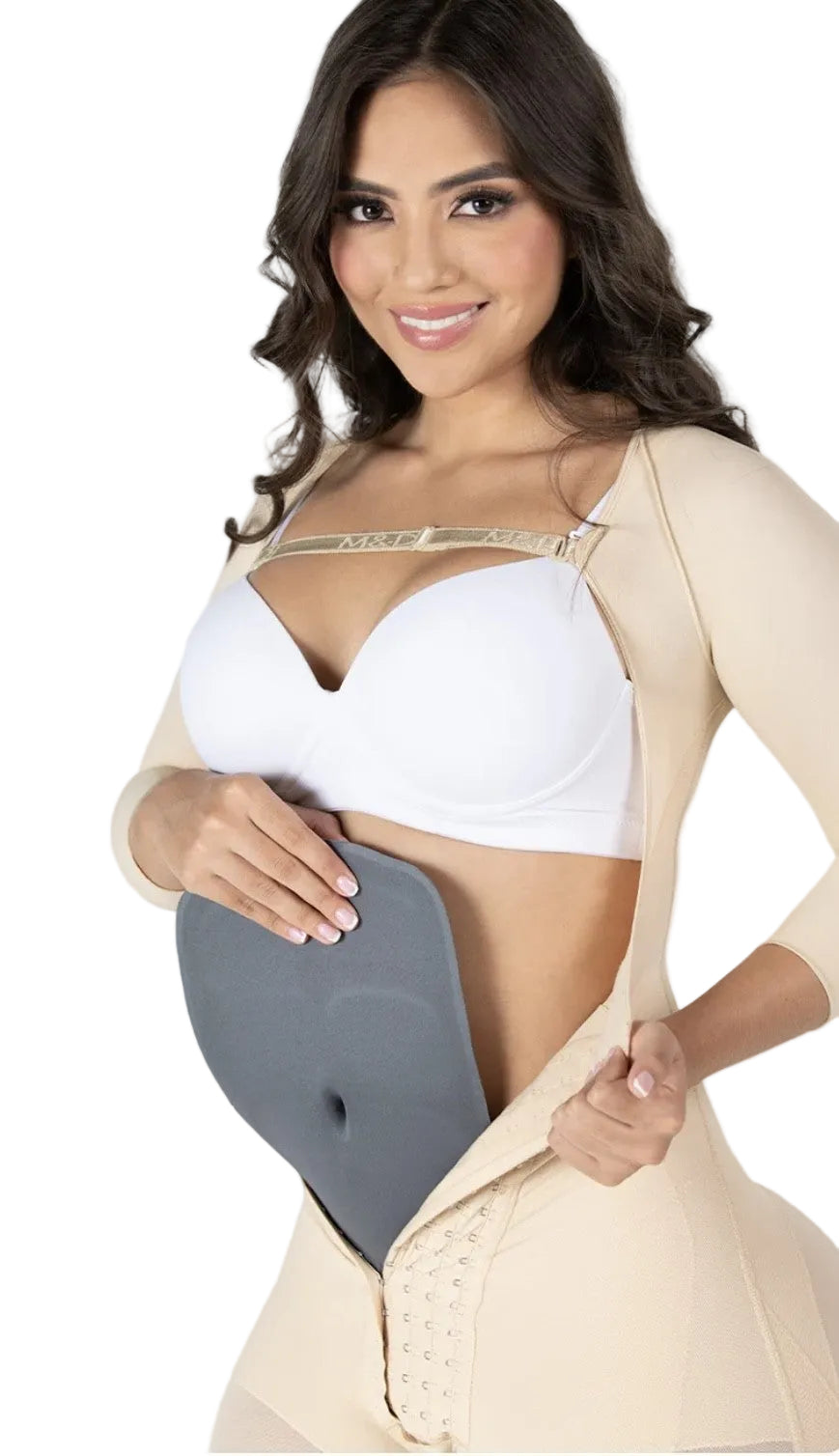 Faja Colombiana M&D 108 Tabla Postoperatoria Marcador Abdominal Six Pack