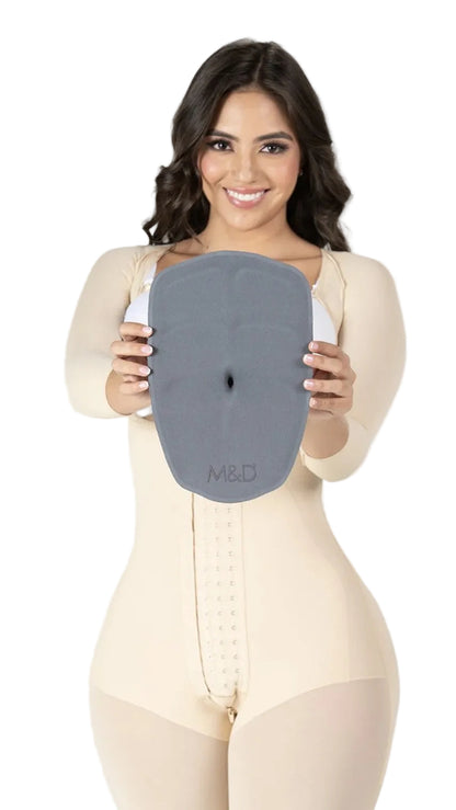 Faja Colombiana M&D 108 Tabla Postoperatoria Marcador Abdominal Six Pack
