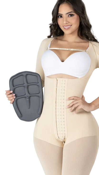 Faja Colombiana M&D 108 Tabla Postoperatoria Marcador Abdominal Six Pack