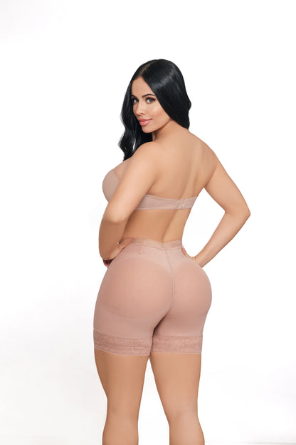 Faja Colombiana Perfectissima 1125 Short  Moldeador Glúteo Invisible