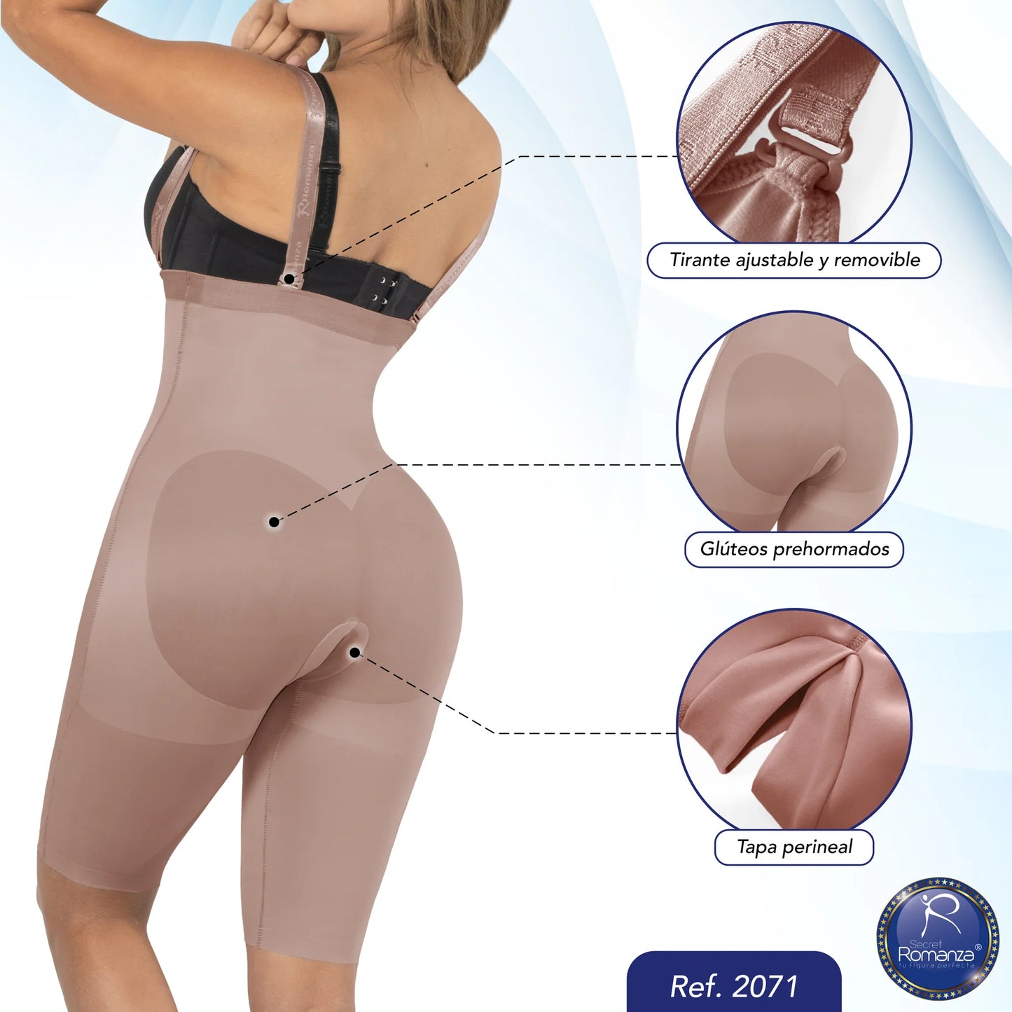Faja Colombiana Romanza 2071 Moldeadora Strapless