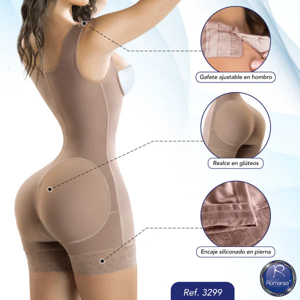 Faja Colombiana Romanza 3299 Body Moldeadora Reloj De Arena