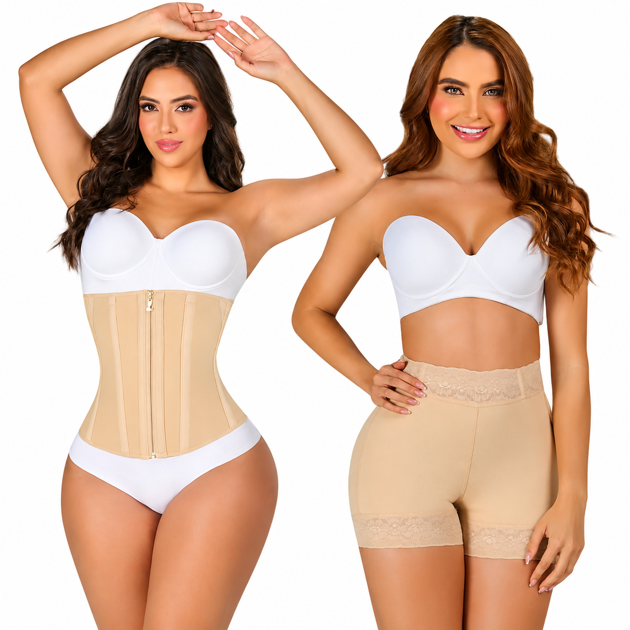 M&D: Cinturilla Reloj de Arena 757 + Short Moldeador Talle Alto 321