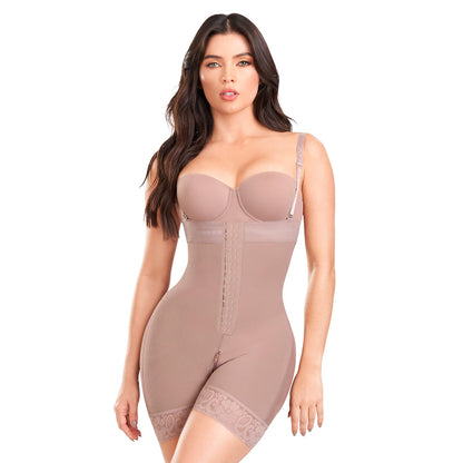 Faja Colombiana Ann Chery 1103 Moldeadora y Reductora Strapless Glúteo Invisible