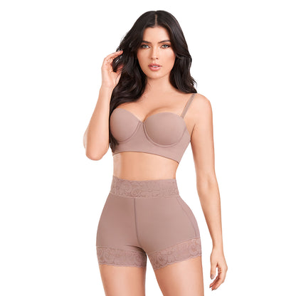 Faja Colombiana Ann Chery 1101 Short Moldeador Glúteo Invisible