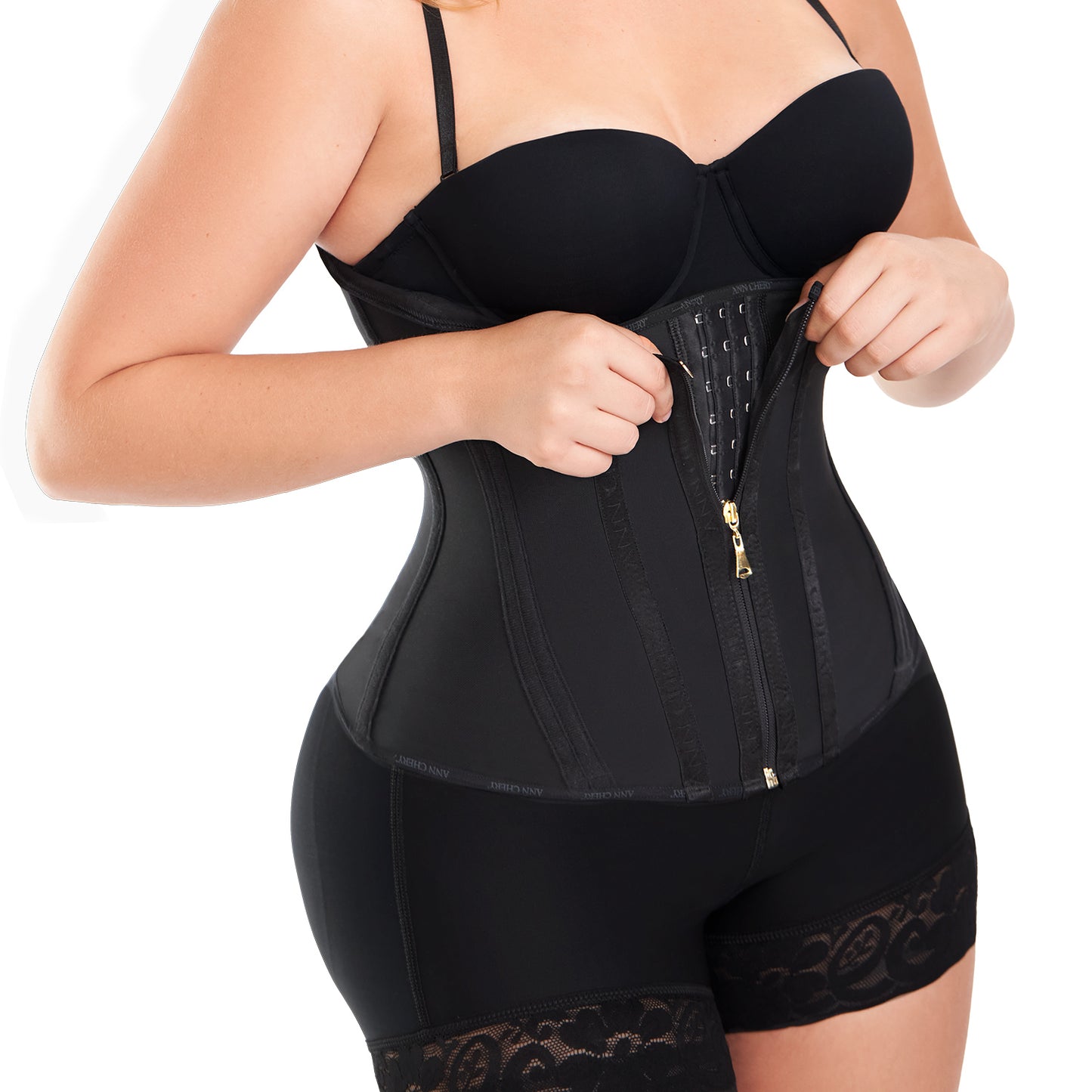 Faja Colombiana Ann Chery 5280 Cinturilla Moldeadora y Postoperatoria Reloj De Arena