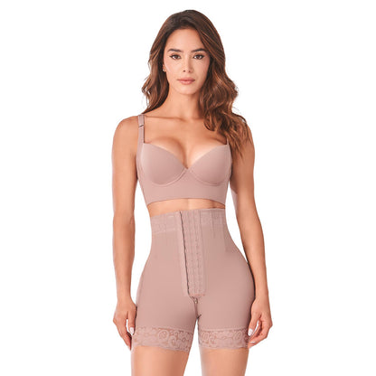 Faja Colombiana Ann Chery 5156B Shor Moldeador Reloj De Arena Con Broches