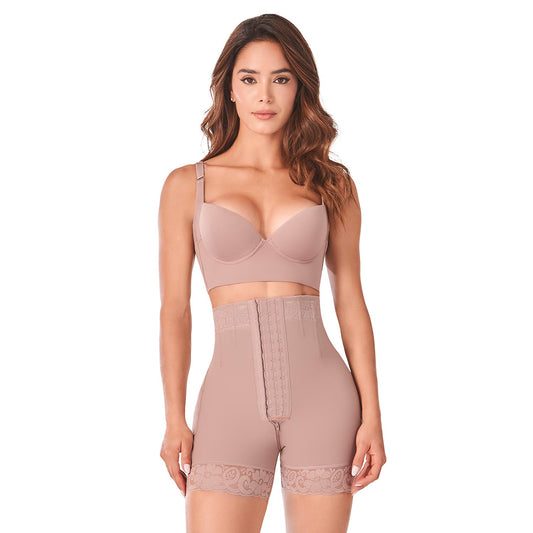 Faja Colombiana Ann Chery 5156B Shor Moldeador Reloj De Arena Con Broches