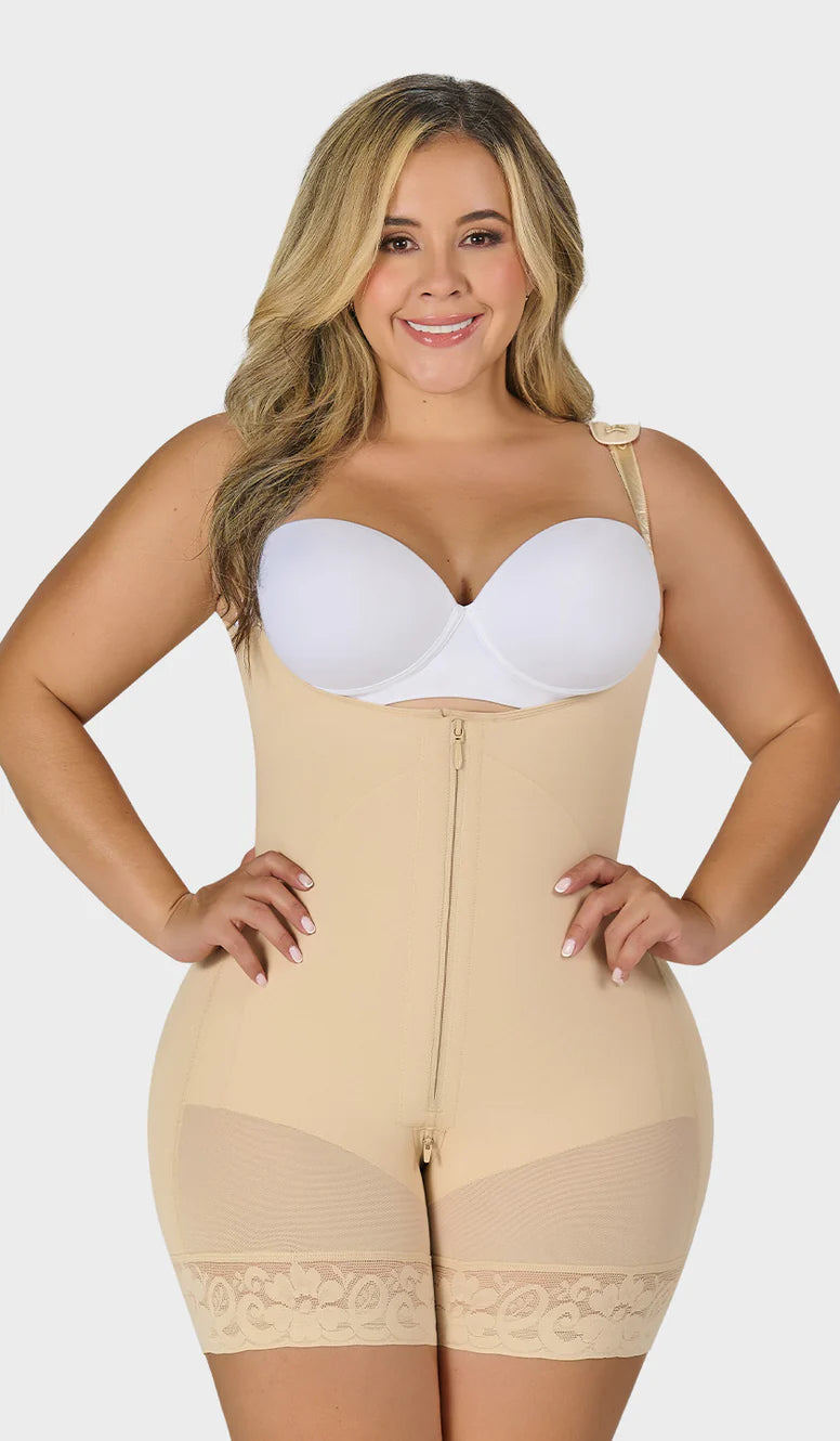 M&D FAJA MOLDEADORA CORTA CON CIERRE FRONTAL-0768