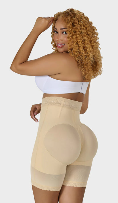 M&D SHORT MOLDEADOR EXTRA ALTO CON ZIPPER-0728