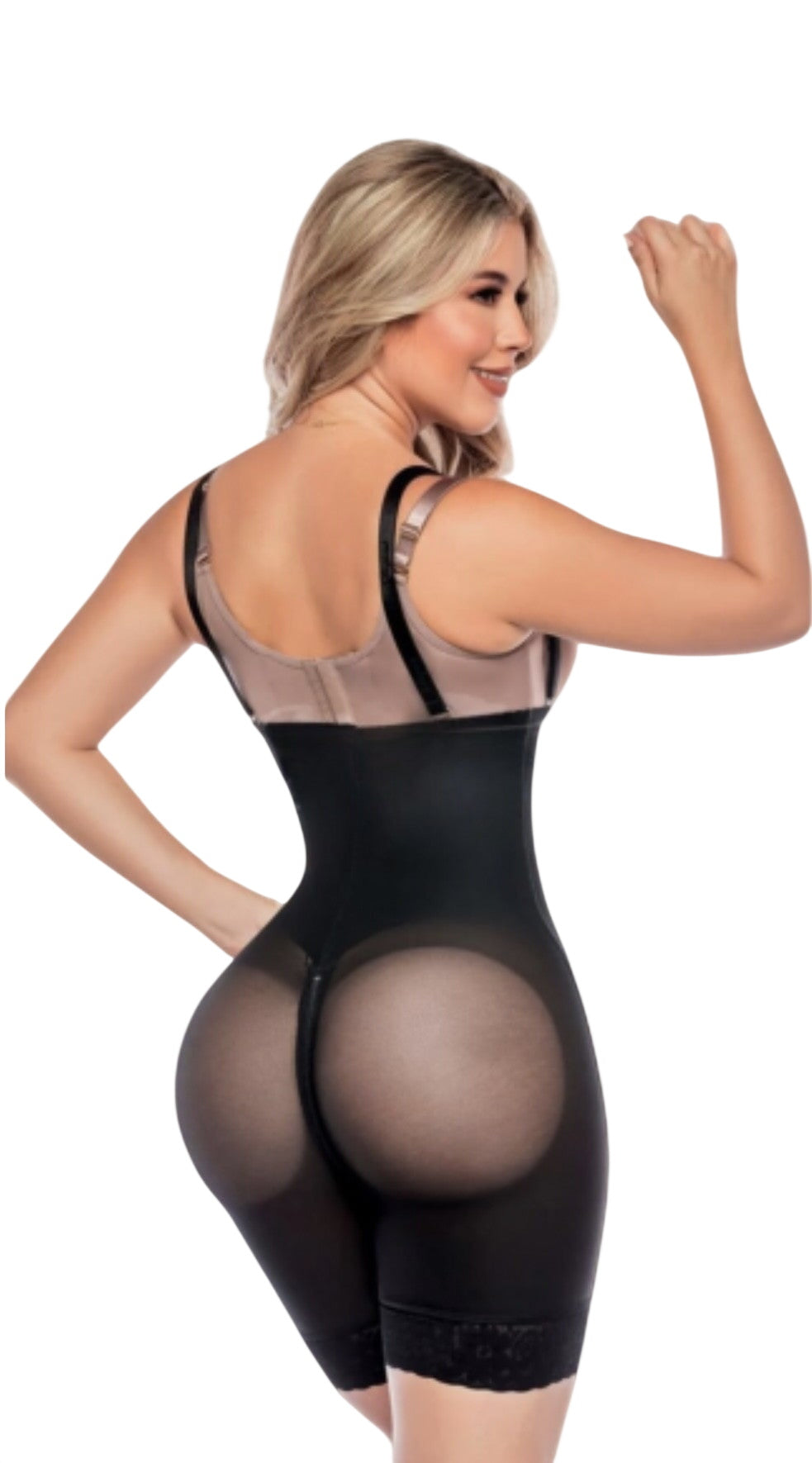 Faja Colombiana STAGMI 7127 Moldeadora y Reductora Strapless Glúteo Invisible