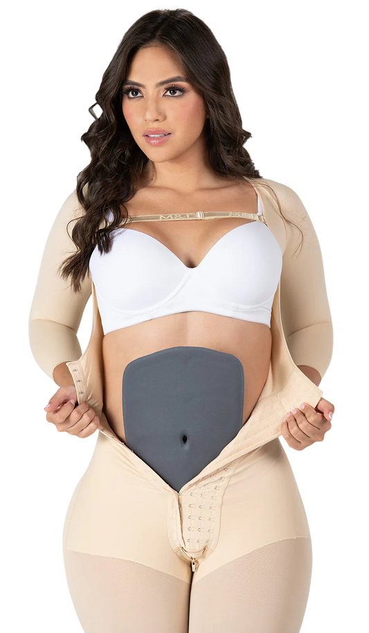 Faja Colombiana M&D 108 Tabla Postoperatoria Marcador Abdominal Six Pack
