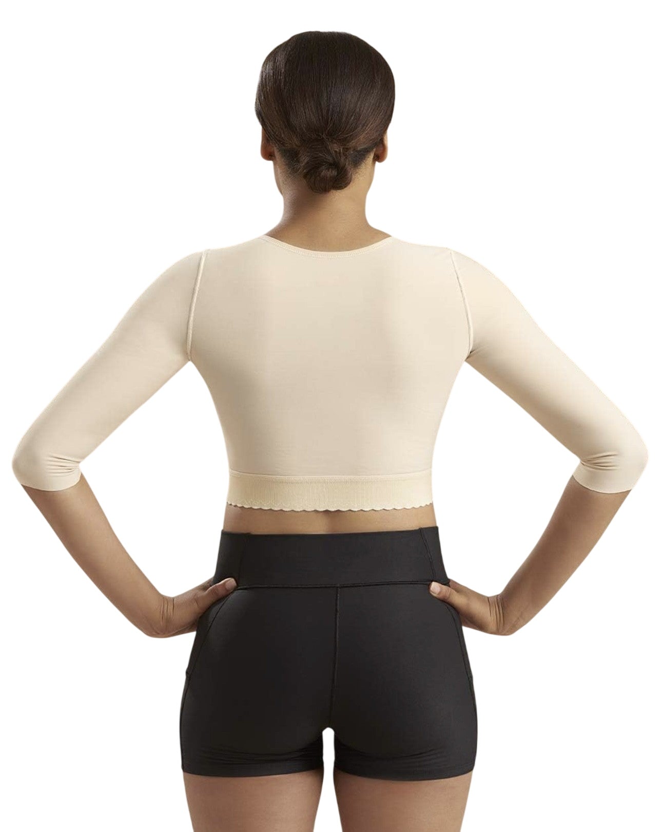 Faja Marena GFVM Chaleco Postquirúrgico Con Bra y Busto Con Mangas