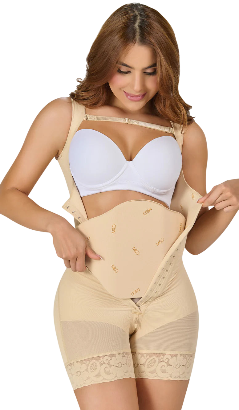 Faja Colombiana M&D 104 Tabla Postquirúrgica Abdominal Anatomica
