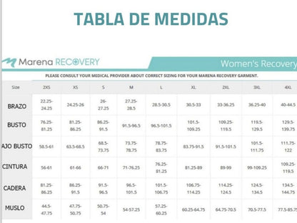 MARENA CHALECO POSTQUIRURGICO DE BRAZOS Y BUSTO CON MANGAS-GFVM